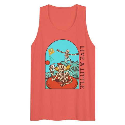 Live a little tank top. Multiple colors available